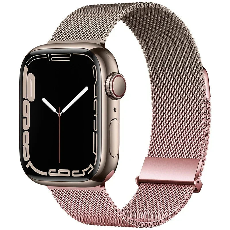 band For Apple Watch band 44mm 40mm 45mm 41mm 49mm 42mm 38mm correa milanese loop band Apple Watch Series 3 6 SE Ultra 2 7 8 9