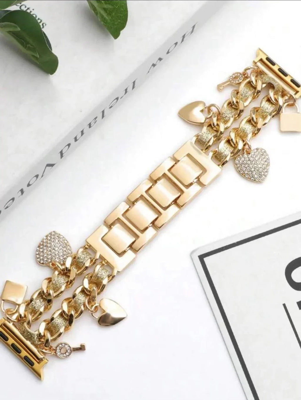 New Bilng metal leather band link For Apple Watch band Series 11 10 8 7 6 3 4 5 9 40mm 41mm 38mm 42mm 44mm 45mm 46mm band