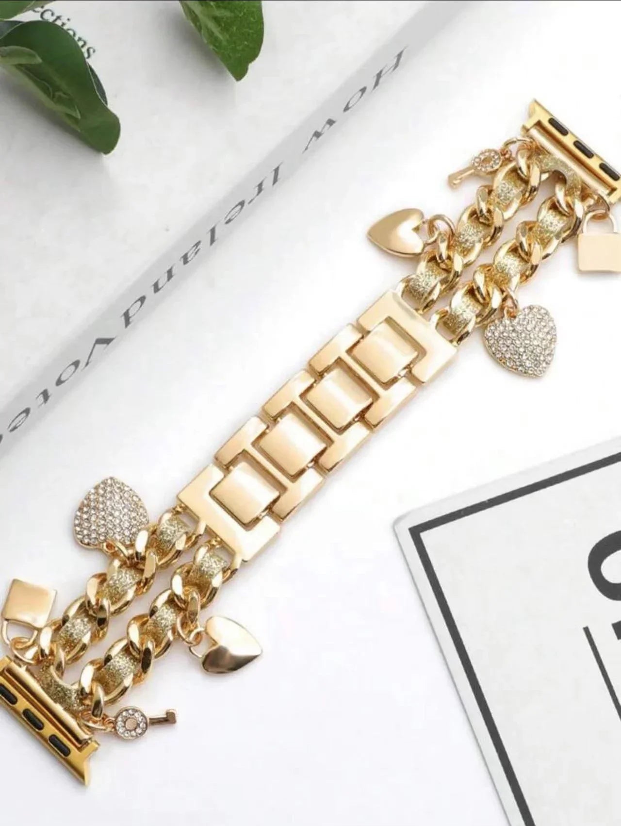 New Bilng metal leather band link For Apple Watch band Series 11 10 8 7 6 3 4 5 9 40mm 41mm 38mm 42mm 44mm 45mm 46mm band