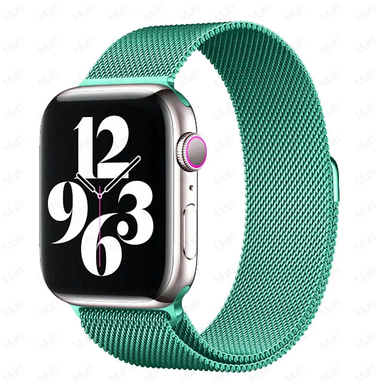 Milanese Loop for Apple Watch band 44mm 40mm 45mm 41mm 42mm 38mm 44mm band Ultra 2 49mm metal band Apple Watch Series 9 8 7 6 SE 5 4 3