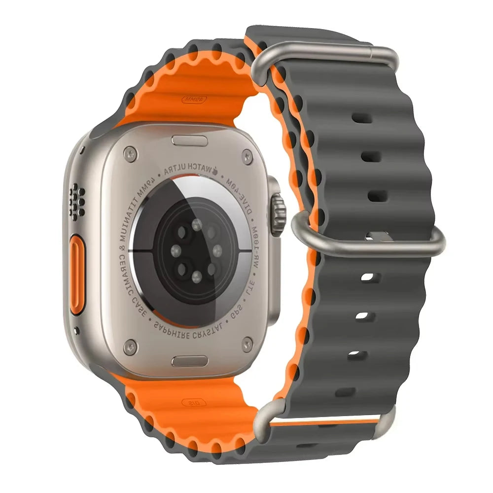 Ocean band for Apple Watch Ultra 3 2 49mm 46mm 45mm 44mm 42mm 40mm 41mm band correa Apple Watch Series 11 10 9 7 8 5 6 SE Sport band