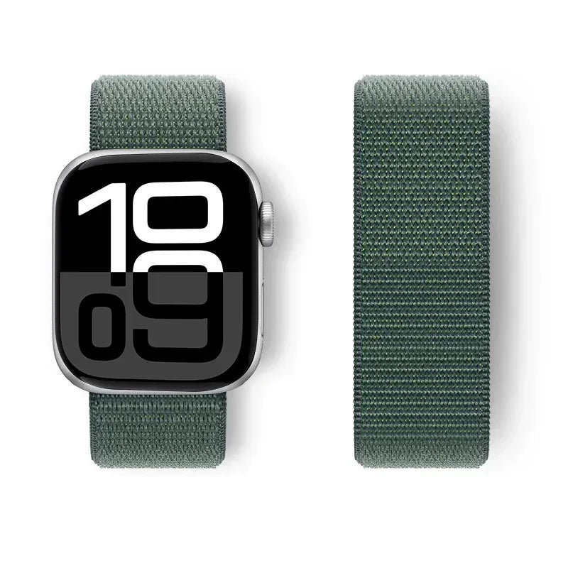 Nylon Loop For Apple Watch band 44mm 40mm 45mm 41mm 42mm 38mm 45mm sport band Apple Watch Series 9 8 7 SE 6 5 3 Ultra 2 49mm band