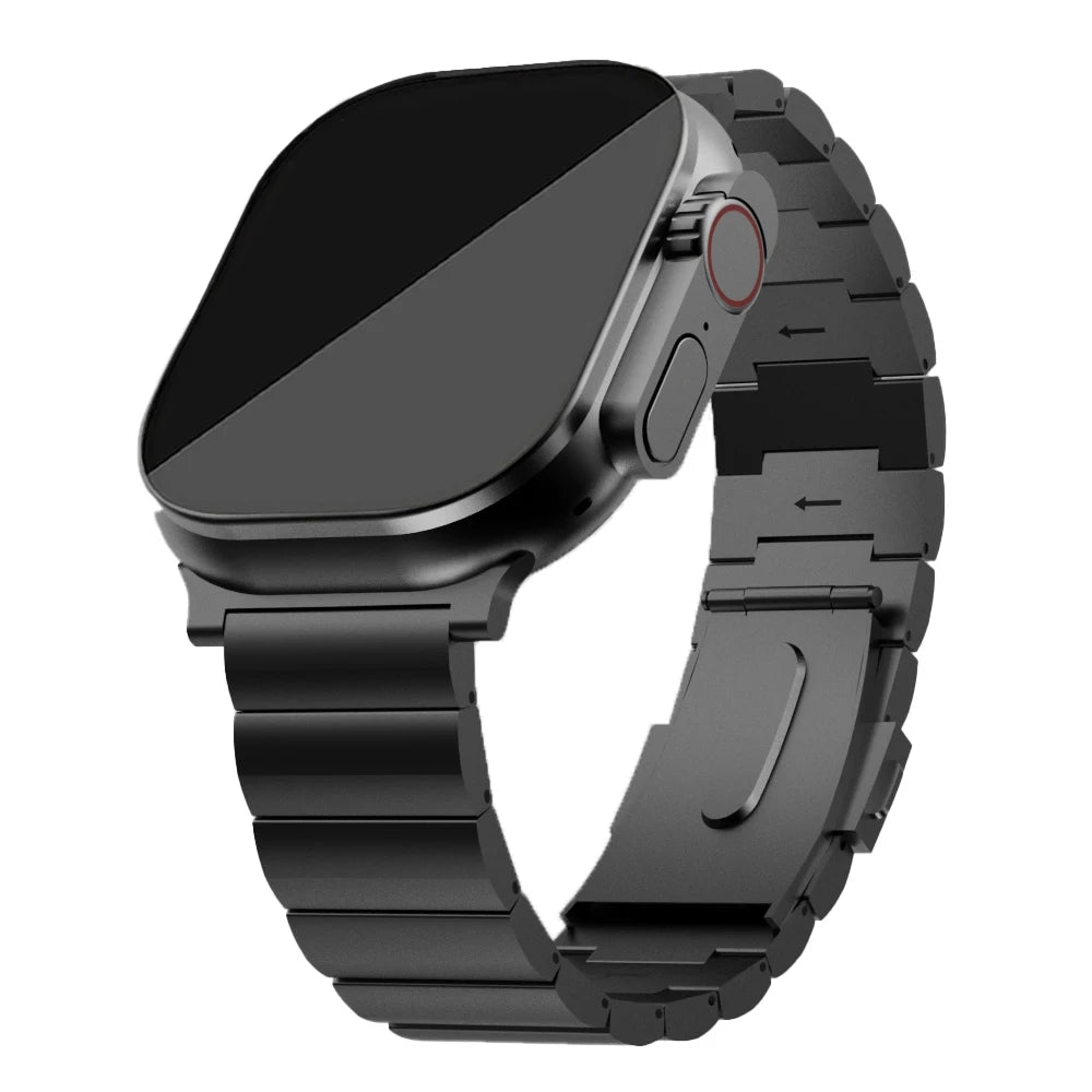 Titanium band For Apple Watch Ultra 3 49mm 44mm 45mm 46mm titanium band For Apple Watch Series 11 10 9 8 7 6 SE luxury men band