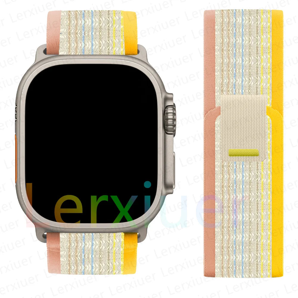 Trail loop band for Apple Watch Ultra 2 band 49mm 44mm 45mm 40mm 41mm 46mm 42mm 45mm 44mm band Apple Watch Series 10 SE 9 8 7 6 5