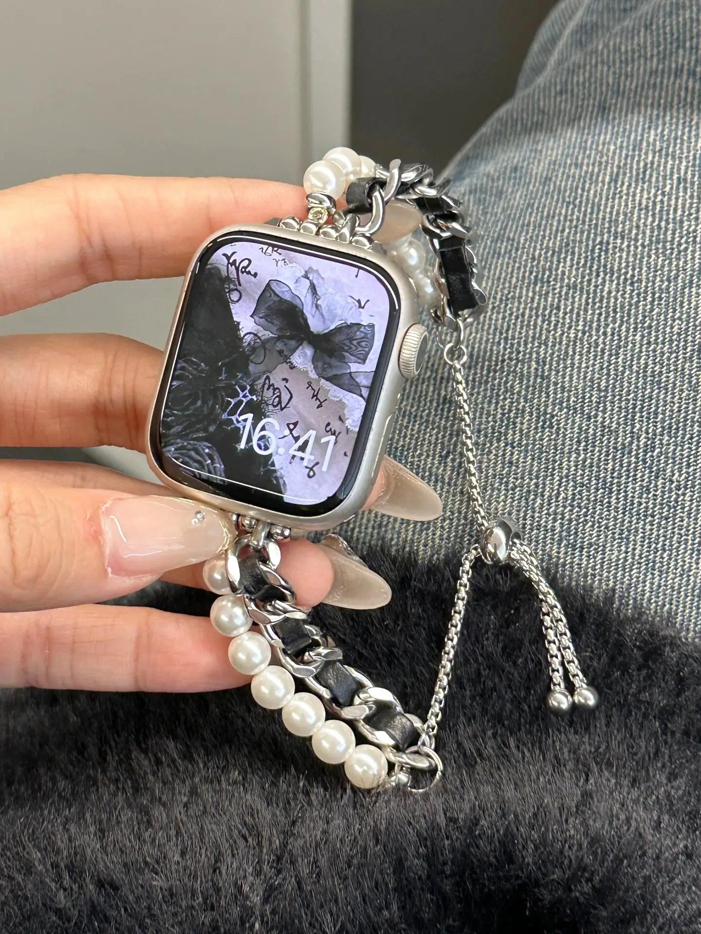 Adjustable link band For Apple Watch band Series Ultra 11 10 9 8 7 6 5 4 3 2 1 SE 38mm 40mm 41mm 42mm 44mm 45mm 46mm 49mm