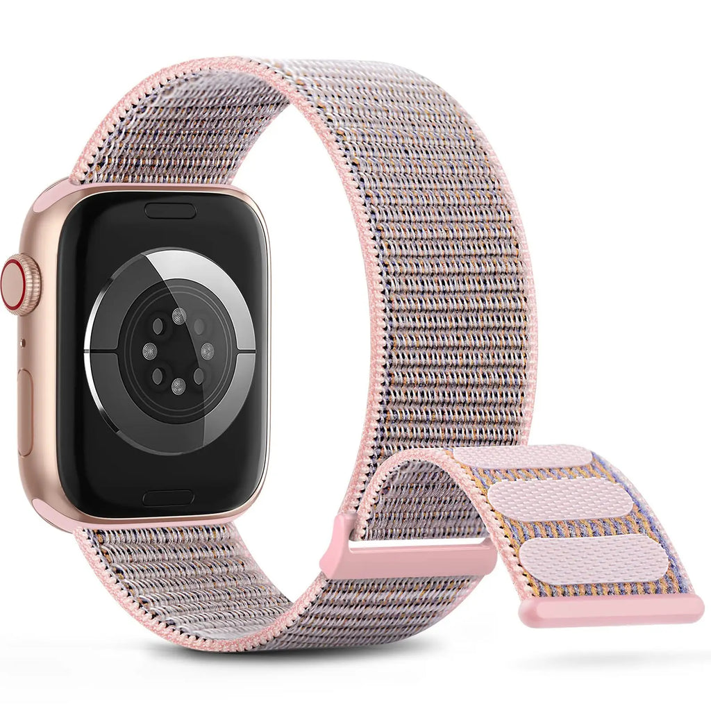 Nylon Loop band for Apple Watch band 46mm 40mm 41mm 42mm 44mm 45mm 38mm Adjust band for Apple Watch Ultra 49mm 8 7 6 SE 5 4 Band
