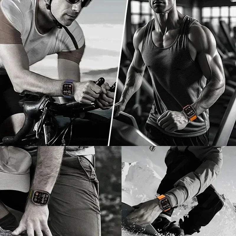 Nylon band for Apple Watch band 46mm 45mm 44mm 49mm 42mm 41mm 40mm Breathable Wristband Apple Watch Series Ultra 11 10 9 8 7 6 5 SE