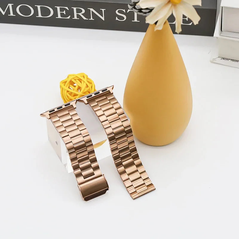 Stainless Steel band For Apple Watch band 45mm 41mm 42mm 46mm 40mm 44mm Ultra 49mm band For Apple Watch Series 10 9 8 7 6 5 SE 4