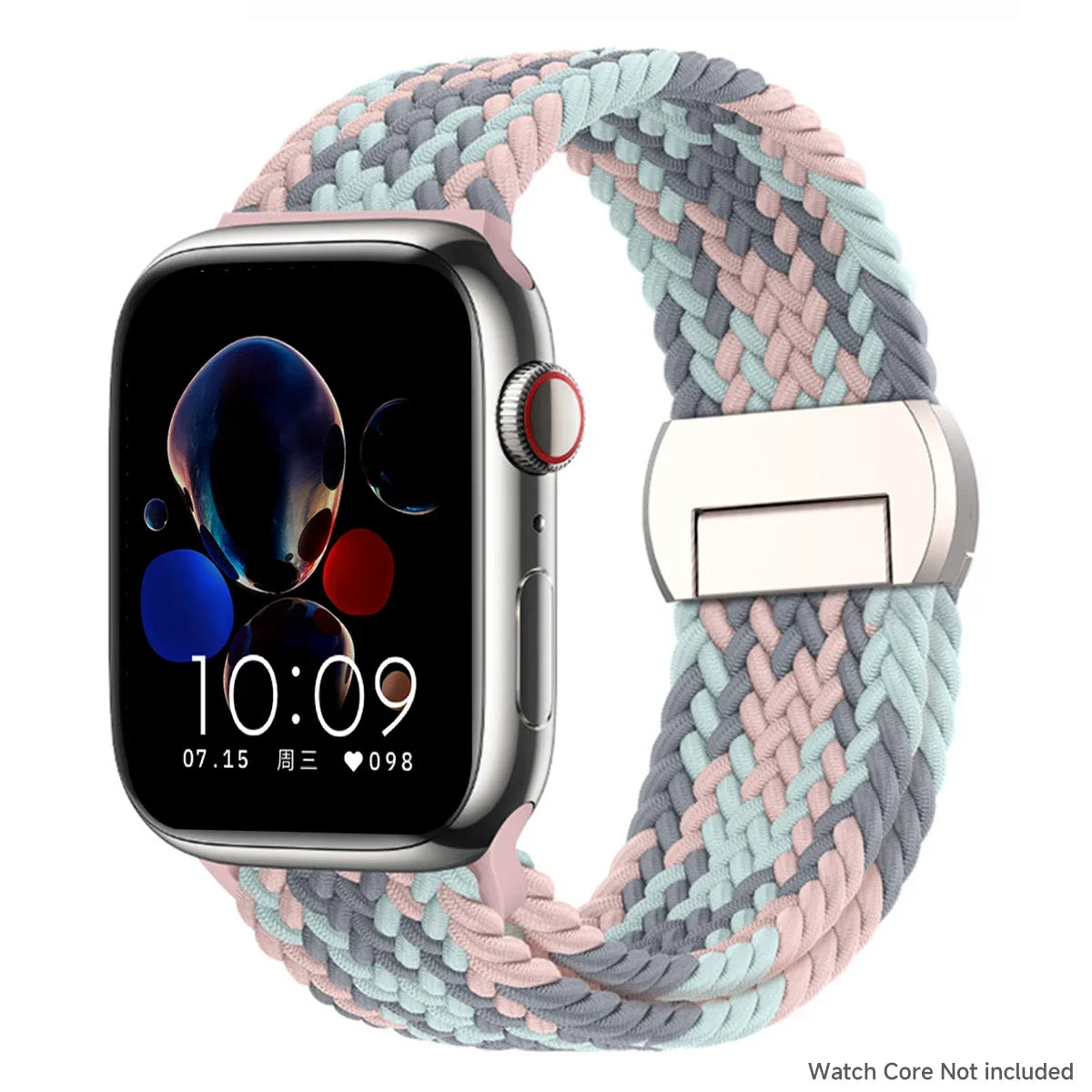 Braided band For Apple Watch band 44mm 40mm 45mm 49mm 41mm 38mm buckle band Apple Watch Series SE 10 9 8 7 6 Ultra 2 Magnetic Band