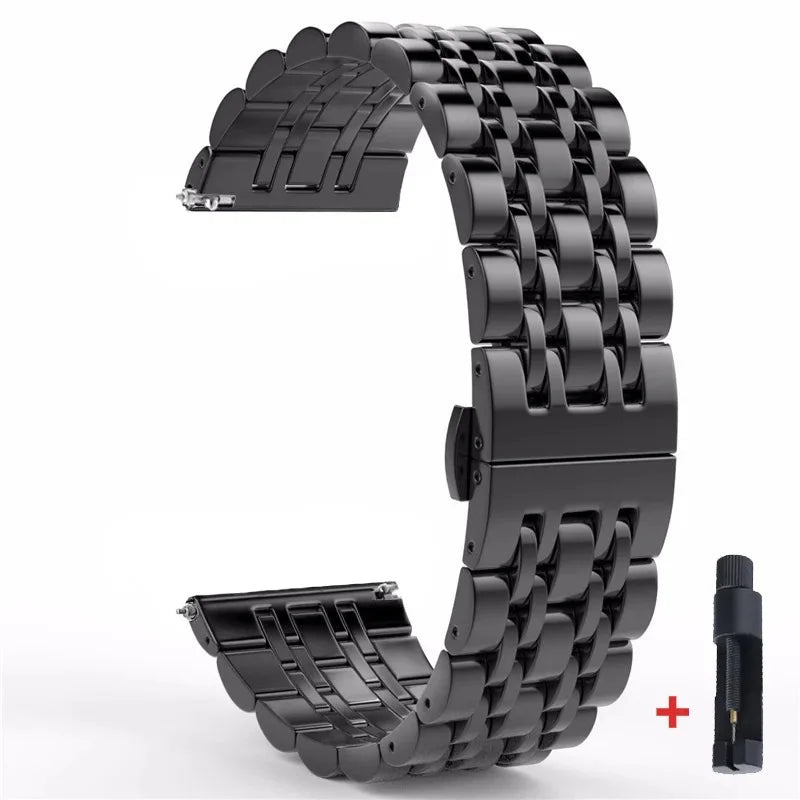 Milanese Watchband 18mm 20mm 22mm Metal Strap Bracelet For Samsung Galaxy Watch 7 6 5 4 40 44mm Huawei 4 GT Bracelet Garmin Band