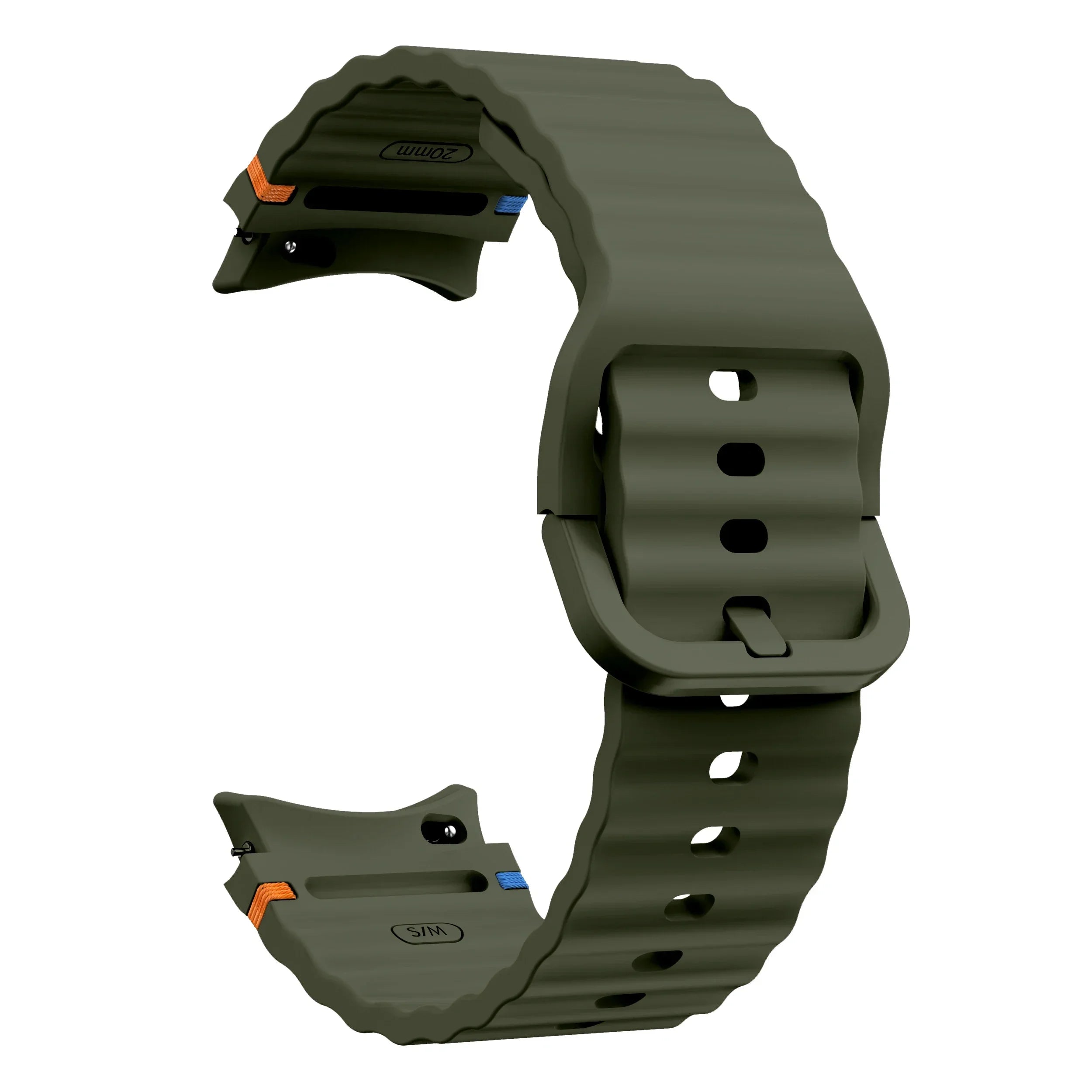 Original Silicone Strap for Samsung Galaxy Watch 7 6 5 4 40mm 44mm 5Pro 45mm Bracelet for Galaxy Watch 4 6Classic 43mm 47mm Band