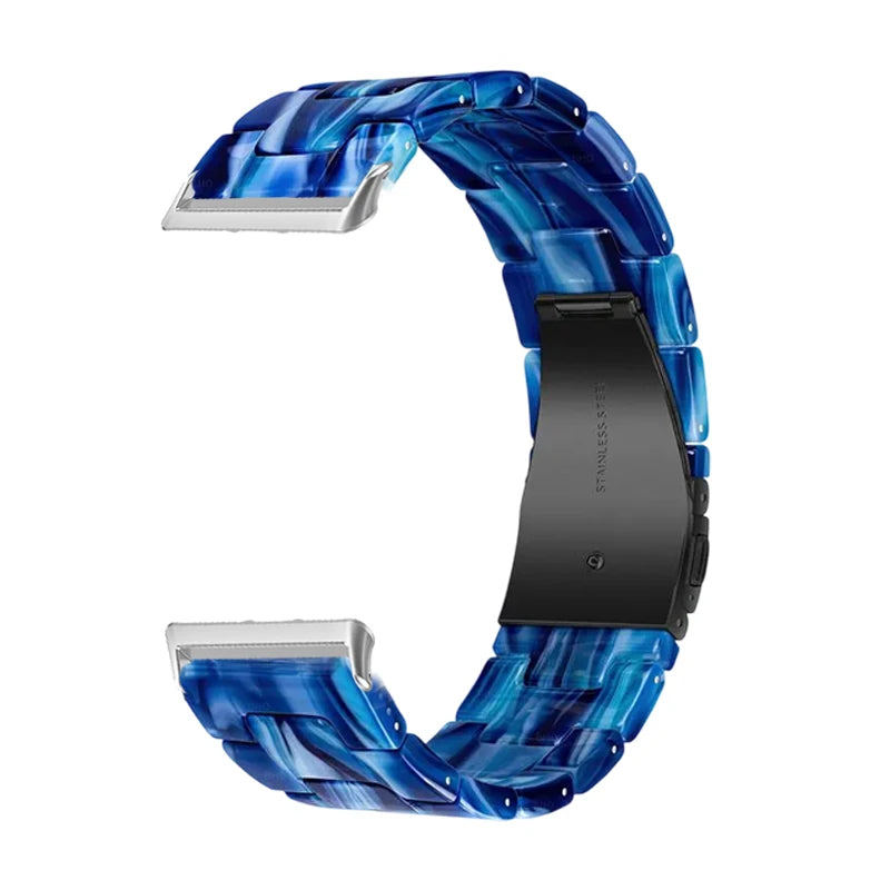Resin Strap Compatible with Samsung Galaxy Fit3 Quick Release Men Women Bracelet for Galaxy Fit 3 Strap