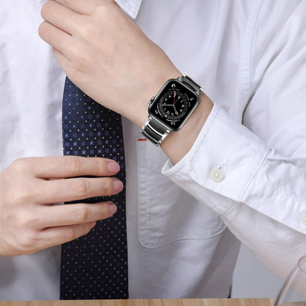 Ceramic band for Apple Watch band 11 10 9 8 7 46mm 42mm 45mm 41mm Ultra 49mm Sport watch band Apple Watch Series 6 5 4 SE 3 44mm 40mm