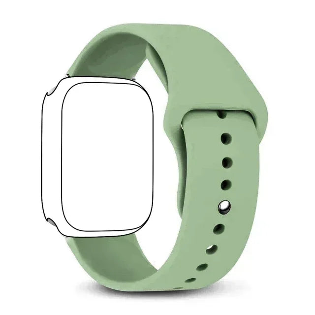Silicone band For Apple Watch band 46mm 42mm 45mm 44mm 49mm 41mm 40mm 38mm band Apple Watch Series 10 9 8 Ultra 7 SE 3 4 6 Band