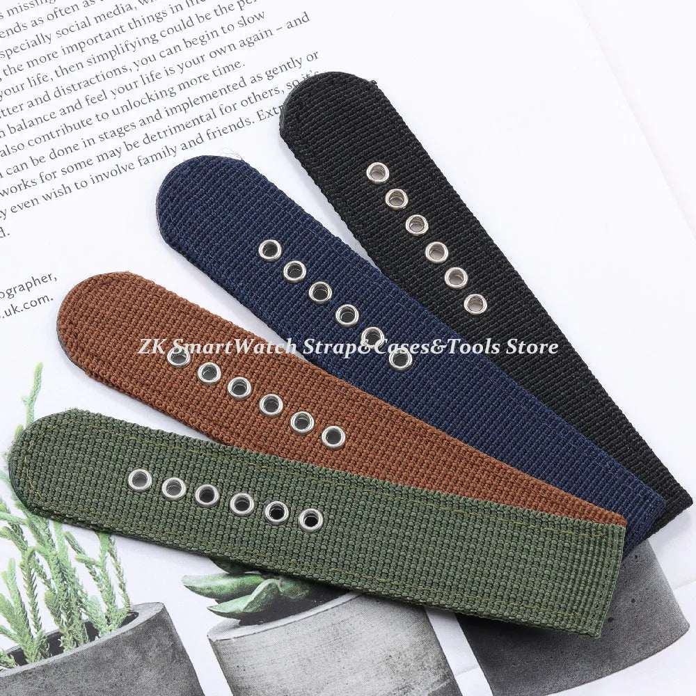 18mm 20mm 22mm Band Nylon Watch Strap for Samsung Galaxy Watch 5 Pro 42mm 46mm Active1 Active2 Gear S3 Frontier Sports