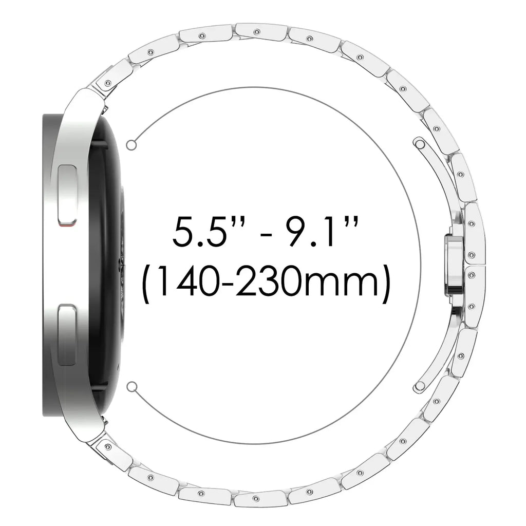 Stainless Steel Strap for Samsung Galaxy Watch 7 6 5 4 40mm 44mm 6 Classic 43mm 47mm No Gaps Metal Band 5Pro 45mm Quick Bracelet