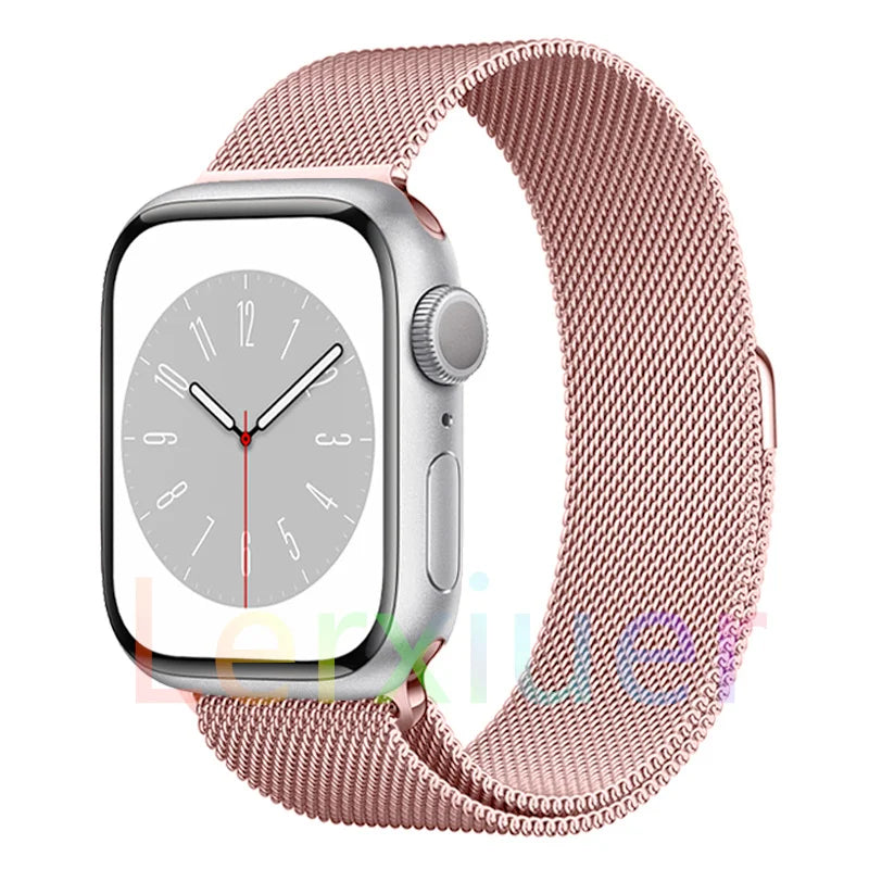 Milanese Loop band For Apple Watch band 11 42mm 46mm 44mm 40mm 41mm 45mm 49mm bands Apple Watch Series 10 9 8 7 6 Se3 Ultra 3 2