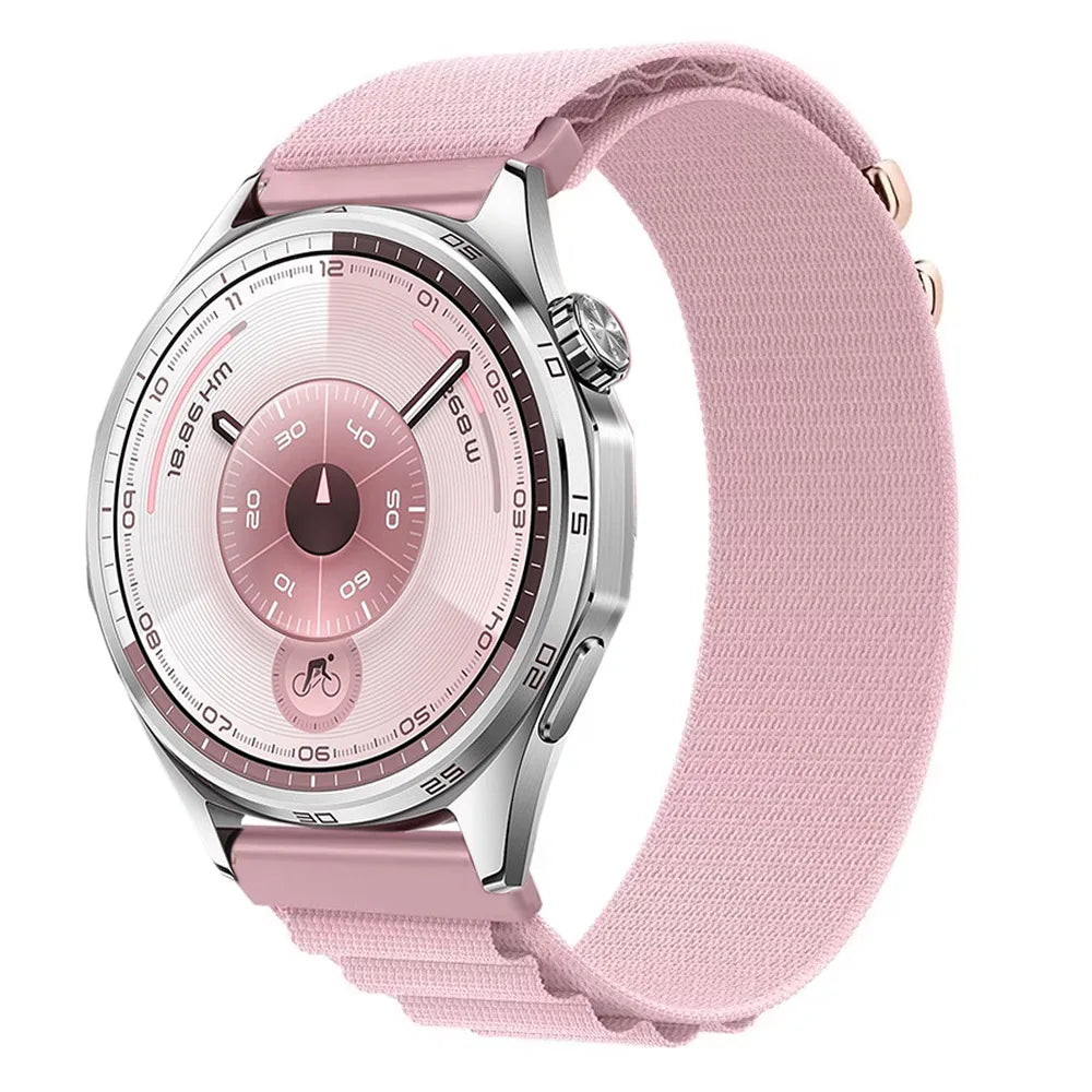 20mm 22mm Nylon Alpine Strap for Samsung Watch 7 6 5 Classic Bracelet Wristband for Huawei Watch 5/4/GT6-5 Pro 46mm Amazfit GTR