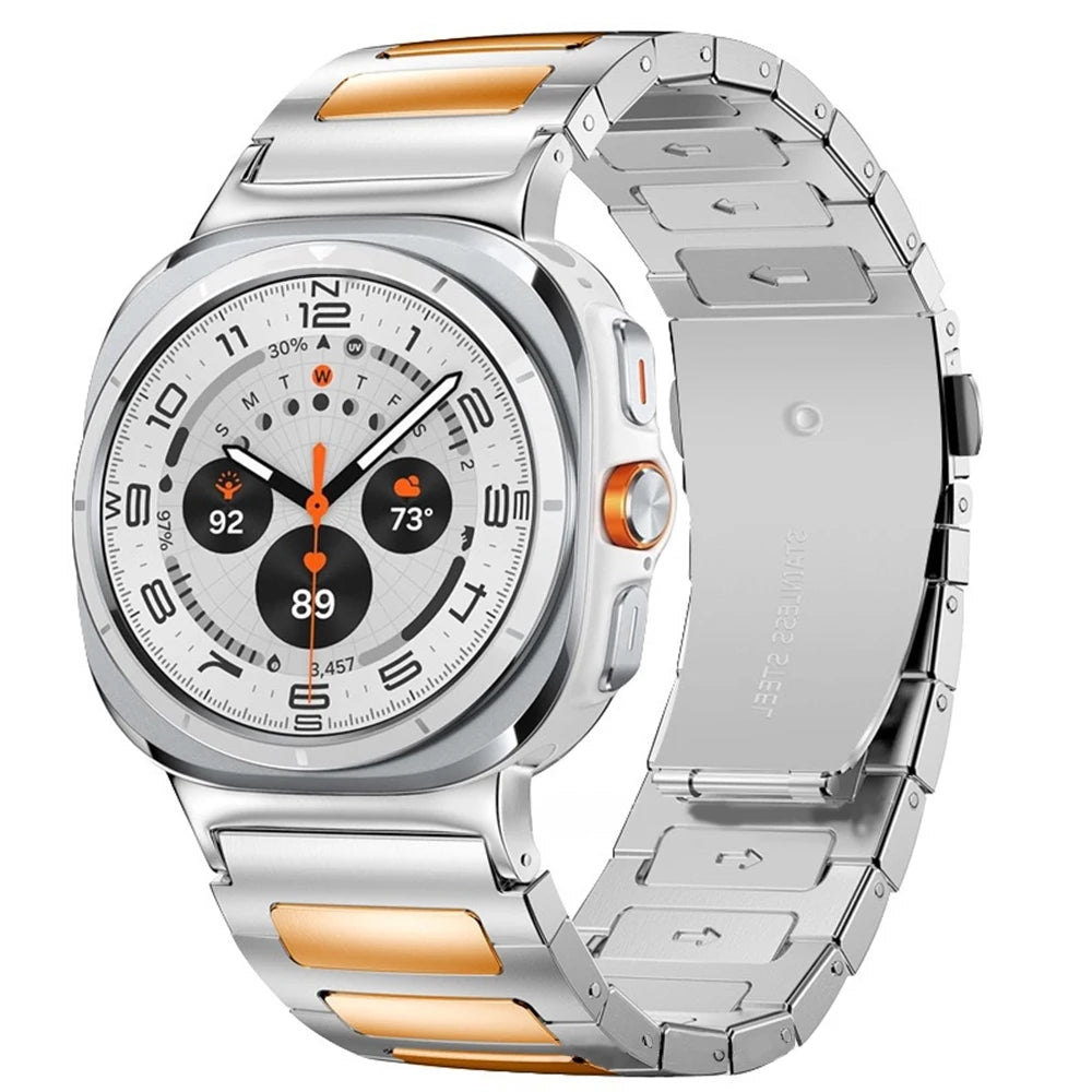 Luxury Metal Strap For Samsung Galaxy Watch Ultra 2025 Stainless Steel Band Correa Bracelet Samsung Galaxy Ultra 47mm Watchband