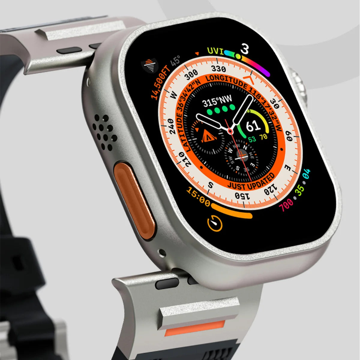 Men's sport band suitable for Apple Watch S11 10 46mm Ultra 3 49mm 45mm 44mm 40mm 38mm silicone band suitable for Apple Watch 987SE6453