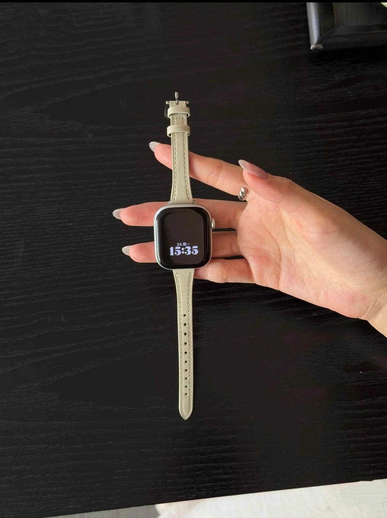 For Apple Watch band women Ultra 11 10 9 8 7 6 5 4 3 2 1 SE 38mm 40mm 41mm 42mm 44mm 45mm 46mm Leather Loop