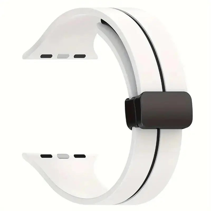 Magnetic band Apple Watch band 45mm 44mm 46mm 42mm 49mm 40mm 41mm Silicone correa band Apple Watch Series 10 9 8 7 6 5 SE Ultra 2