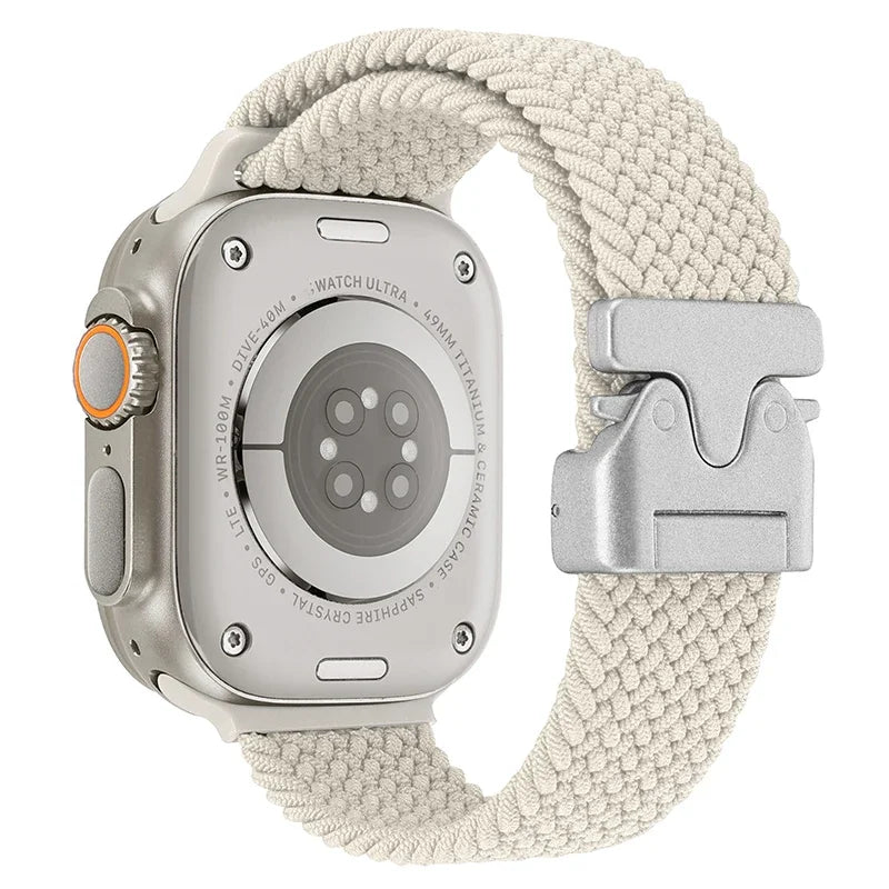 Parachute Nylon band For Apple Watch Ultra 2 11 10 9 8 7 6 5 4 SE Braided Durable Wristband Apple Watch 49mm 46mm 45mm 42mm 44mm 40mm 41mm