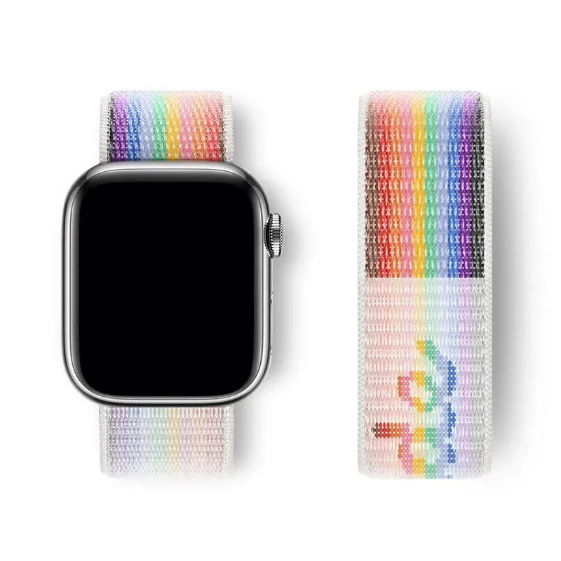 band For Apple Watch 11 band 10 8 9 7 6 5 SE Ultra 3 49mm 46mm Apple Watch 44mm 42mm 45mm 41mm 40mm Sport Loop band Correa wristband