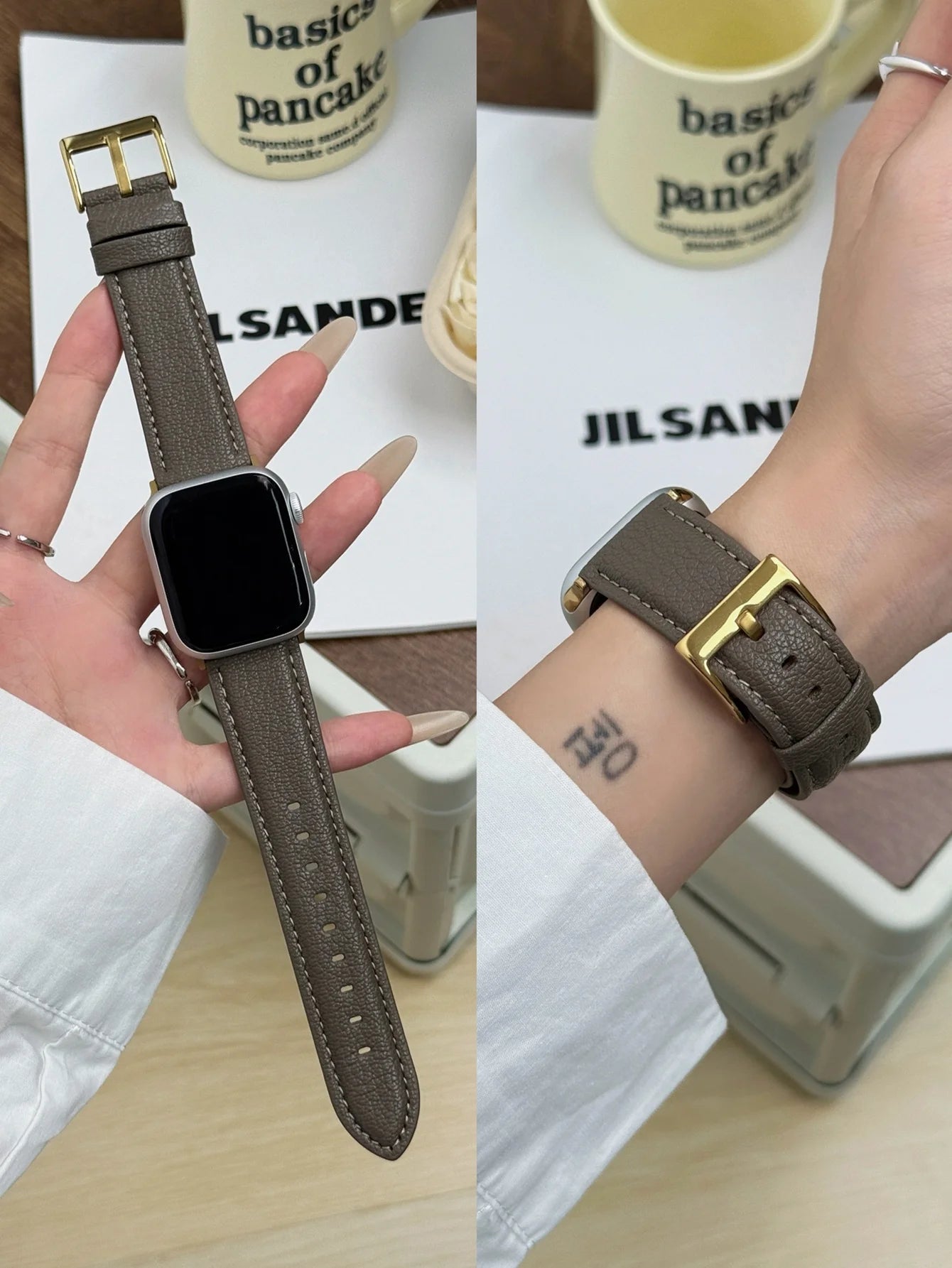 Leather Loop For Apple Watch band For Women Sport Correa 38mm 40mm 41mm 42mm 44mm 45mm 46mm 49mm , band For Apple Watch