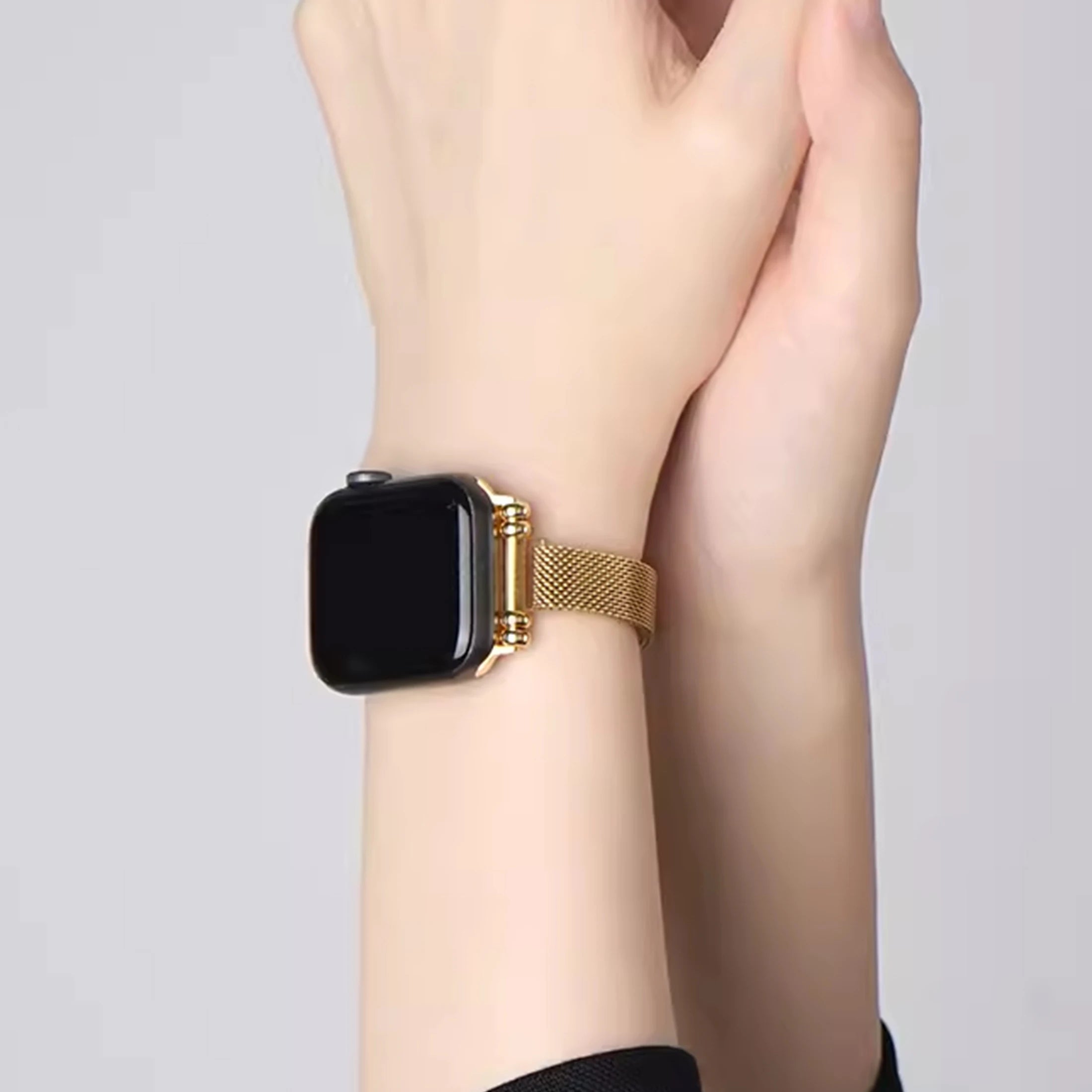 Metal Magnetic band Compatible for Apple Watch Stainless Steel Slim Milanese band Apple Watch Series Ultra 9 8 SE 7 6 5 4 3 2 1