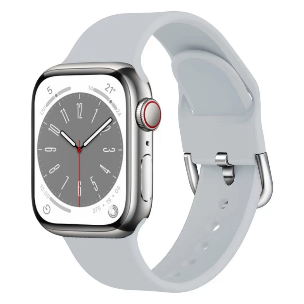 Silicone band for Apple Watch band 46mm 42mm 45mm 41mm 44mm 46mm band Wristband Apple Watch Series 10 9 8 7 6 5 SE Ultra 2 49mm