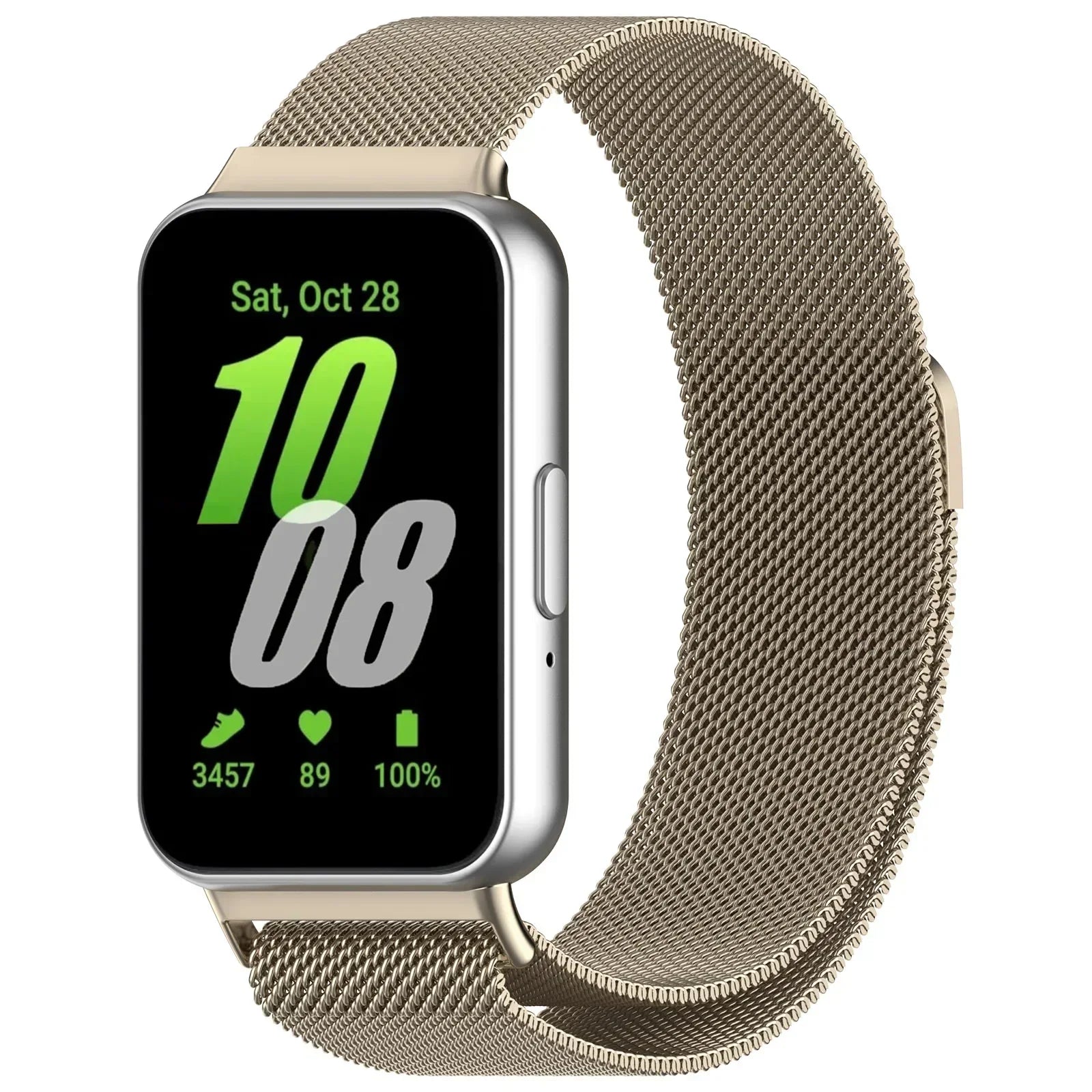 Magnetic Sport Loop Strap for Samsung Galaxy Fit 3 R390 Smart watch Belt Metal Bracelet Wristband for Galaxy Fit 3 Band Correa