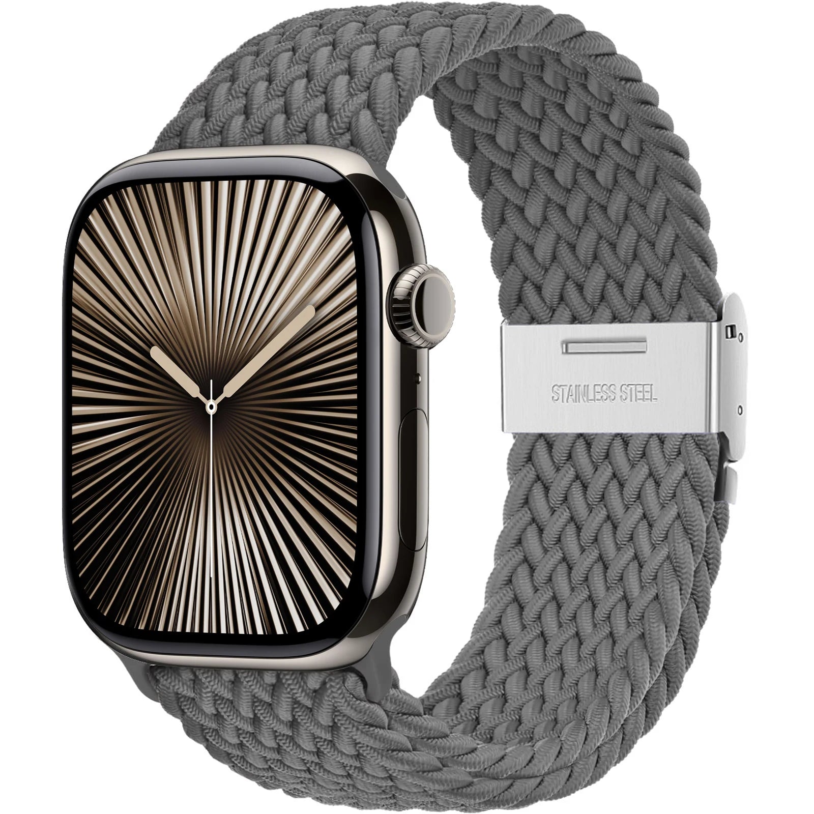 band For Apple Watch band 46mm 45mm 44mm 49mm 40mm 41mm 42mm Braided loop correa band Apple Watch Series 10 8 9 7 5 SE 6 4 Ultra