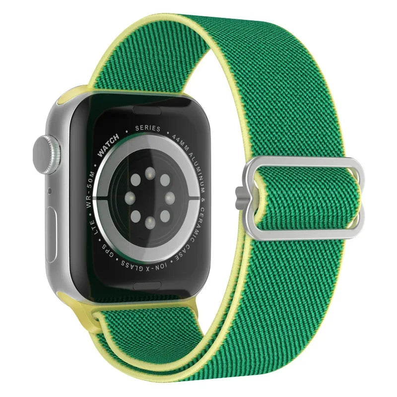 Sport Nylon band for Apple Watch Ultra 3 2 1 49mm 41mm 45mm 42mm 46mm 40mm 44mm Elastic band Series 11 10 9 8 7 6 5 4 SE Band