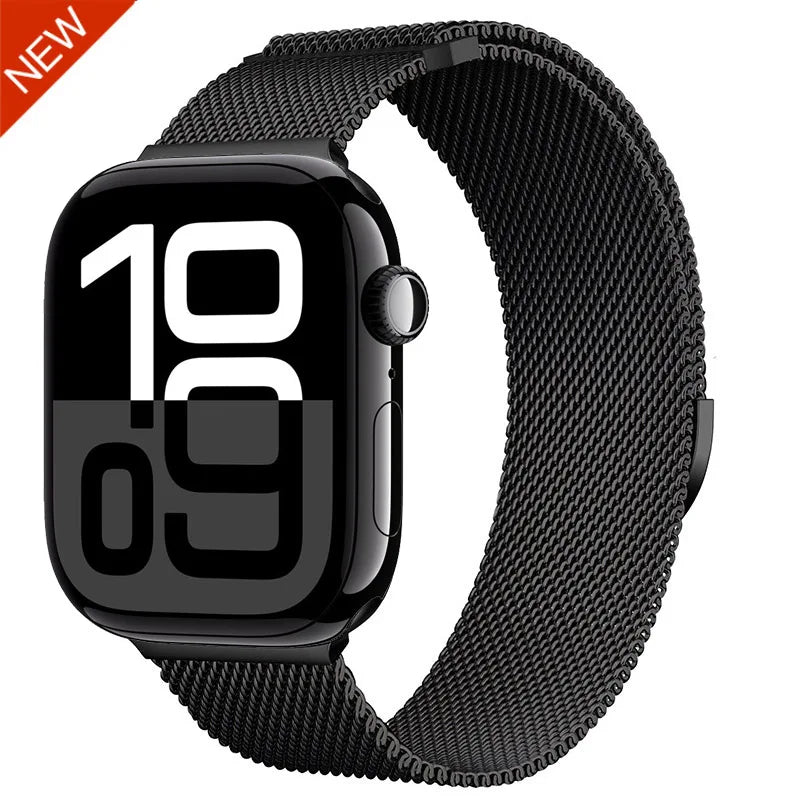 Milanese band for Apple Watch 44mm 40mm 45mm 41mm 46mm 42mm 38mm 49mm metal band Apple Watch Series 11 10 Ultra 9 8 7 6 5 SE3 band
