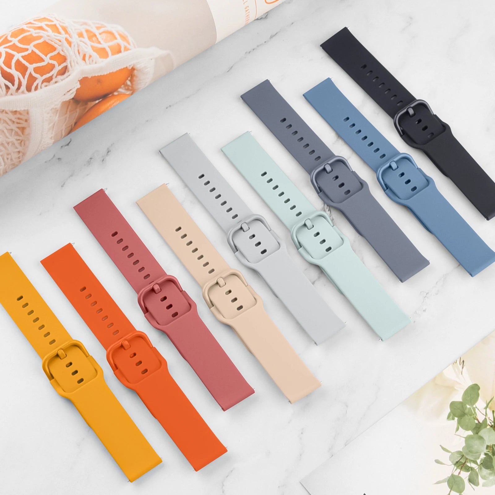 20mm Silicone Band for Samsung Galaxy Watch Active 2 40mm Strap Sport Bracelet for Samsung Galaxy Watch Active 2 44mm Watchband