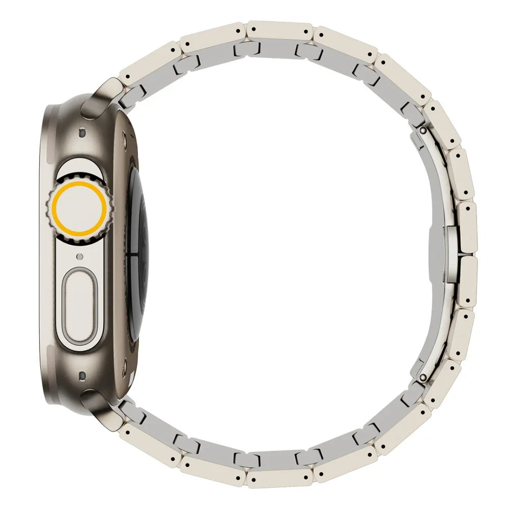 Titanium band for Apple Watch Ultra 3 2 49mm 9 45mm Men band for Apple Watch Series 11 10 6 5 SE 44mm 46mm metal watch band