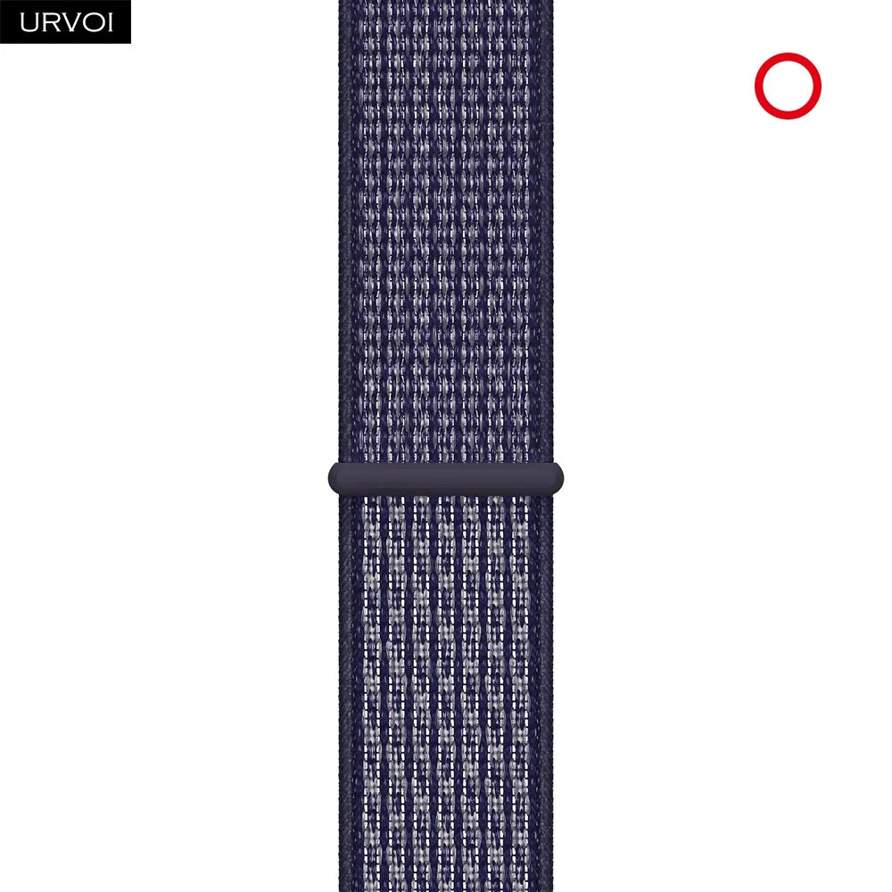 URVOI Sport Loop for Apple Watch Ultra 3 2 Series 11 10 9 8 SE3 Nylon loop for Apple Watch sport band 42mm 46mm breathabe hook fastener