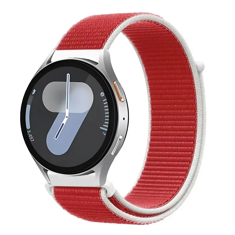20mm 22mm Nylon Strap for Samsung Galaxy Watch 7/6/5/4 Huawei Watch 5/GT5/4/3 Pro 46mm Breathable Band for Garmin 970 965 955 55