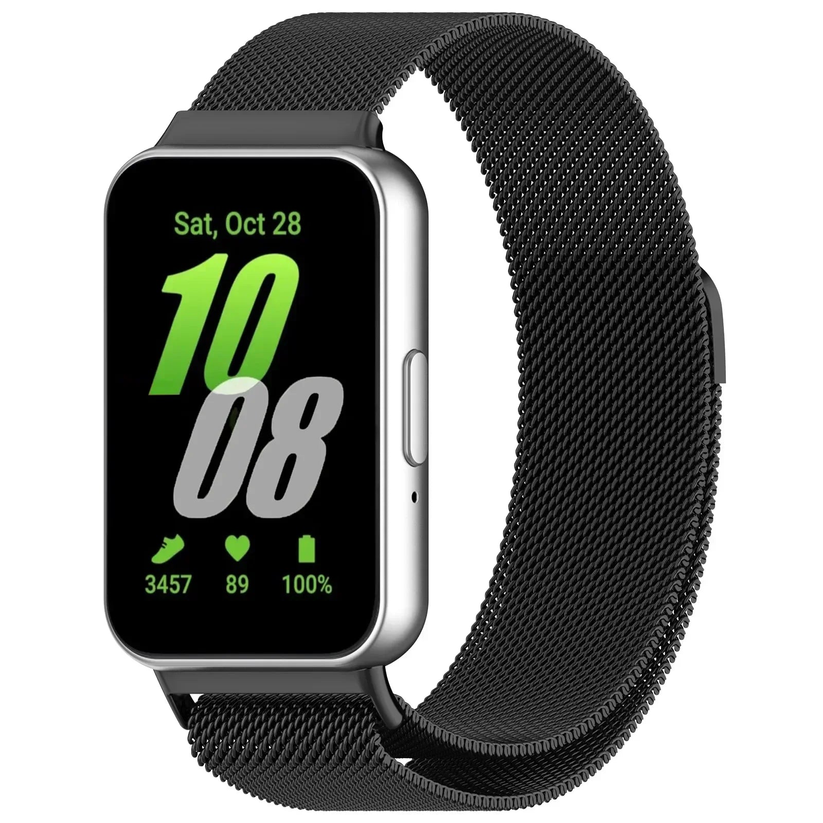 Sport Loop Strap for Samsung Galaxy Fit 3 Accessories Stainless Steel metal belt Bracelet Correa Magnetic Galaxy Fit3 band