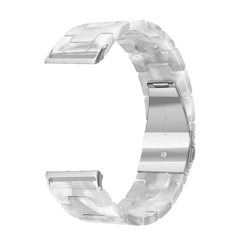 Resin Strap Compatible with Samsung Galaxy Fit3 Quick Release Men Women Bracelet for Galaxy Fit 3 Strap