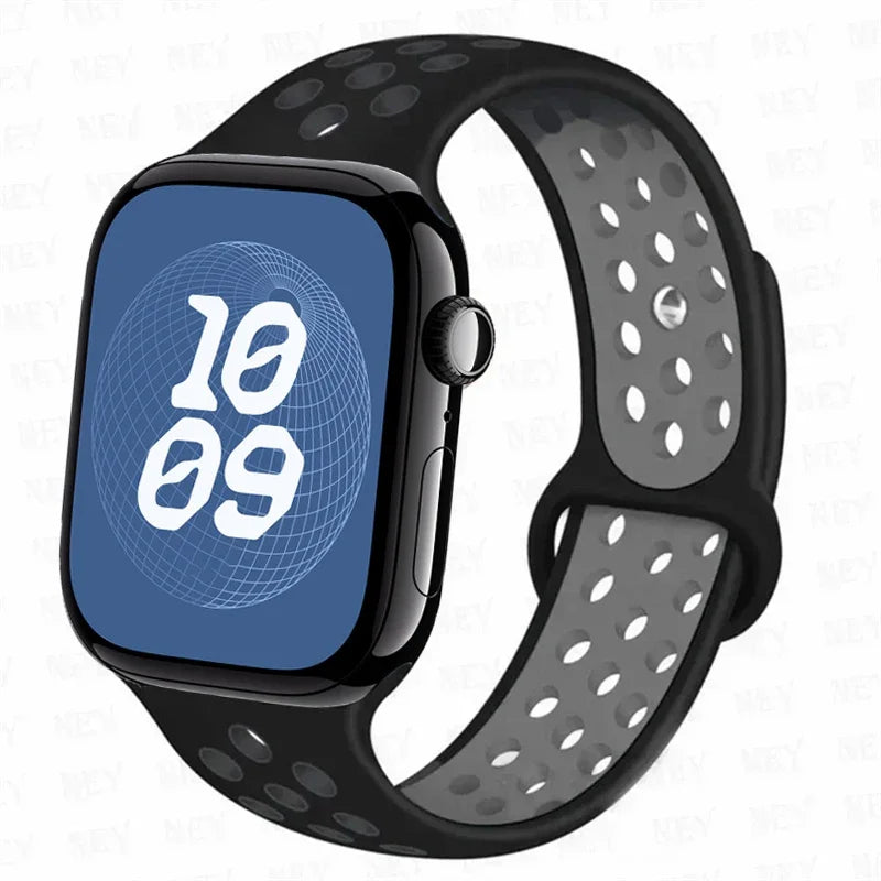 For Apple Watch 11 band S11 46mm 42mm 45mm 44mm 49mm 40mm 41mm Silicone band Sport band Apple Watch Series 10 8 7 6 5 9 SE Ultra3 2