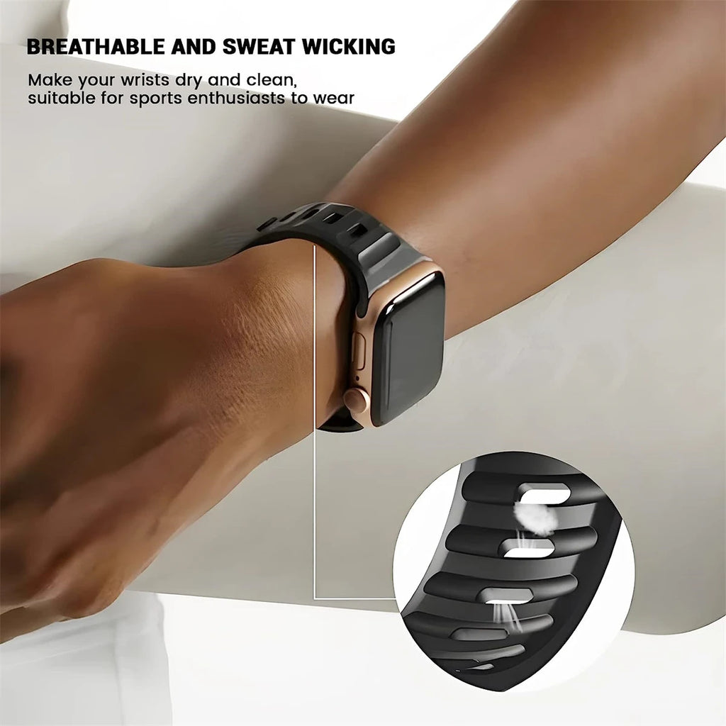 Silicone band For Apple Watch Ultra band 44mm 49mm 45mm 42mm 40mm 41mm 38mm sport correa band Apple Watch Series 7 6 3 4 5 SE 8