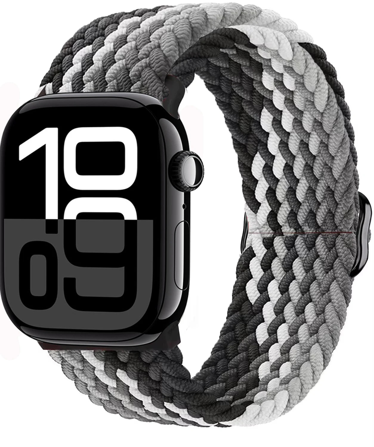Braided Nylon band For Apple Watch Ultra 49mm 46mm 45mm 44mm 42mm 41mm 40mm Elastic band Apple Watch 11 10 9 8 7 SE 4 5 6 Belt