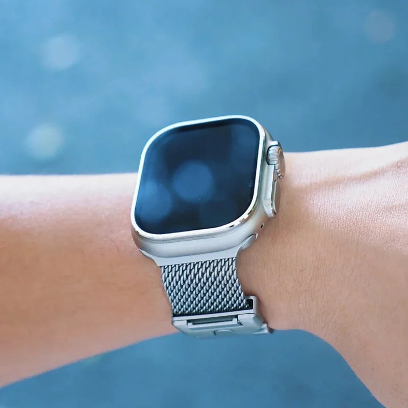 Milanese parachute band For Apple Watch band Ultra 3 2 49mm 46mm 44mm 45mm 41mm 42mm band Correa Apple Watch Series 11 10 9 8 7 SE