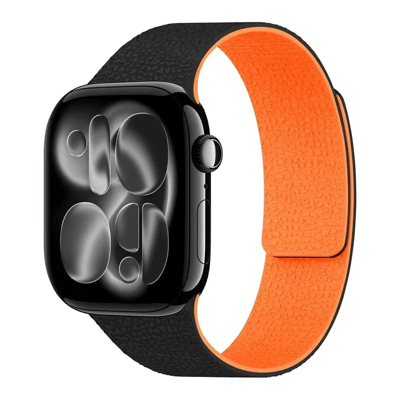 Magnetic band for Apple Watch Ultra3 2 1 49mm 45mm 42mm 46mm 40mm 41mm 2025 New silicone sport band Series 11 10 9 8 7 6 5 4 SE
