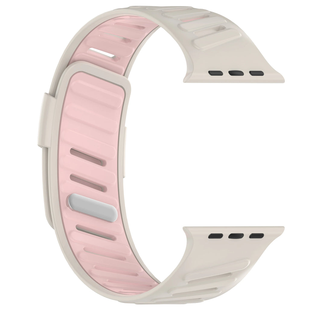 Silicone Sport band For Apple Watch Ultra 2 3 49mm band 42mm 44mm 45mm 46mm Slanted Buckle band for Apple Watch 11 10 9 8 7 6 5 4 SE 3