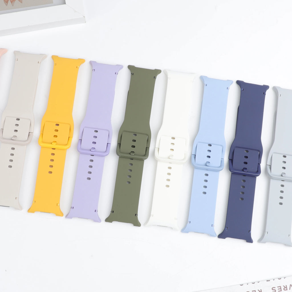 1:1 Sport Band for Samsung Galaxy watch 8 44mm 40mm 8 classic 46mm Wrist Replacement Belt Bracelet Correa Galaxy watch 8 Straps