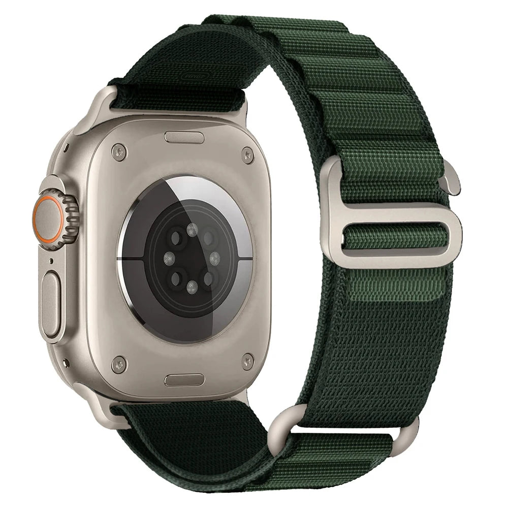 Alpine band for Apple Watch Ultra 2 band 49mm 46mm 45mm 44mm 40mm 41mm 42mm Nylon Correa band Apple Watch Series 9 8 10 SE 7 6 5