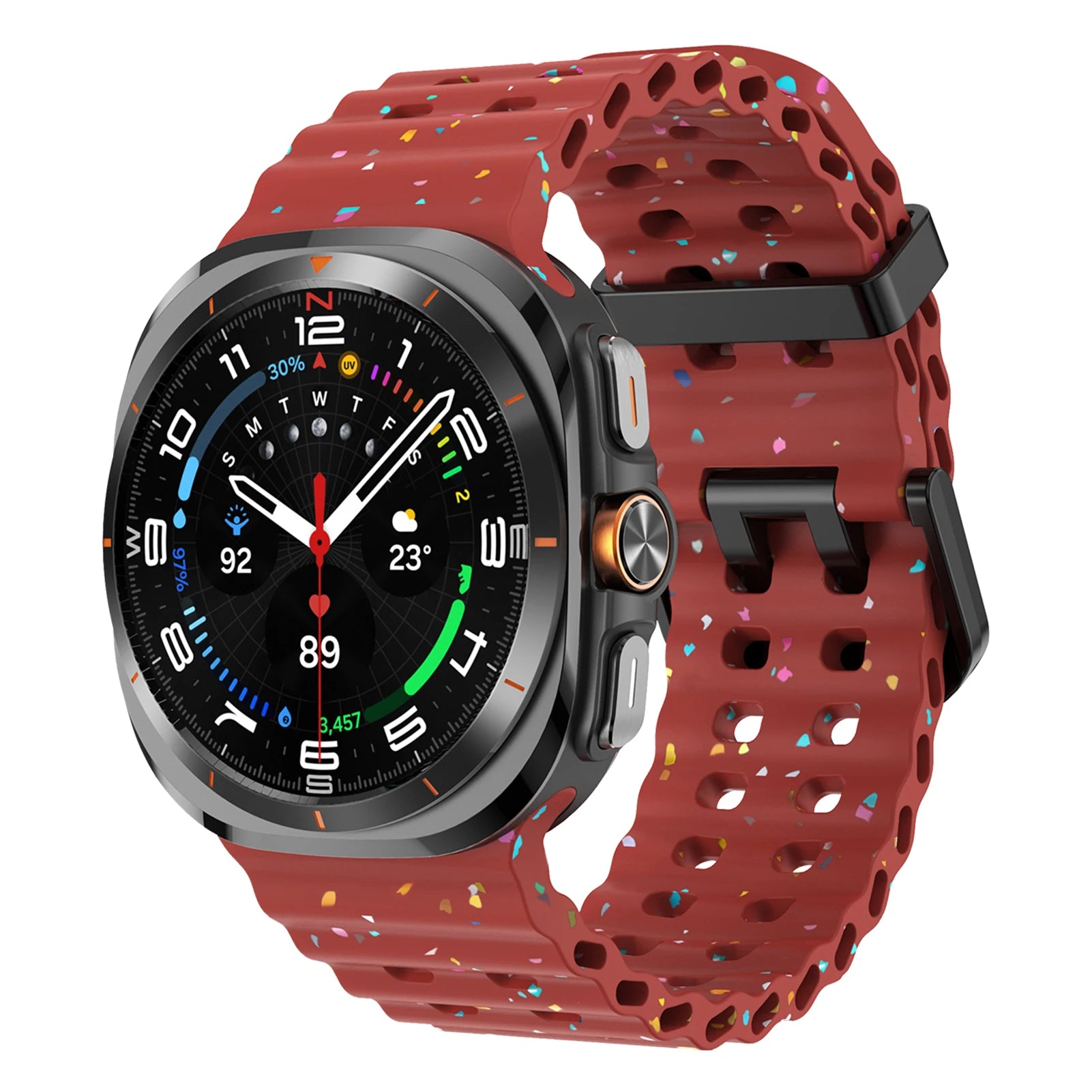 Luminous Strap for Samsung Galaxy Watch 7 Ultra 47mm Smart Watchband Silicone Bracelet for Galaxy Watch 7 Ultra Men Women Correa